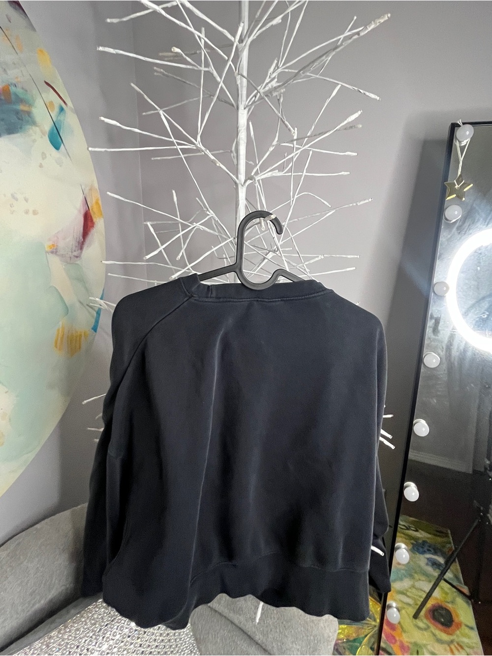 Nike Women’s Black Crewneck Sweatshirt - Picture 4 of 4